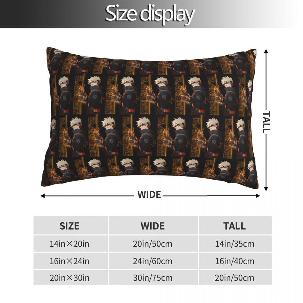 Bakugou Katsuki Rectangle Pillowcase Cushion Cover Decorative Bedroom Bed Home Comfort Throw Pillow