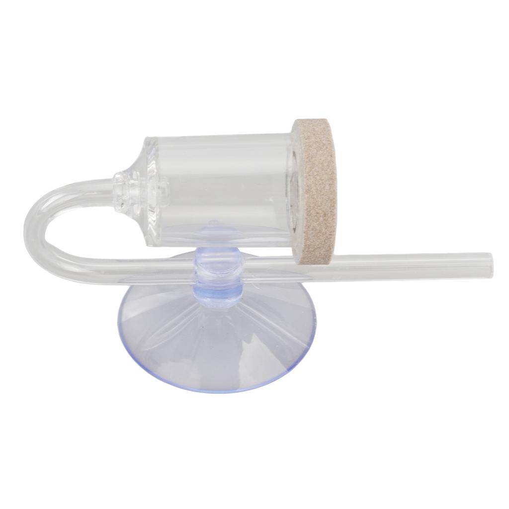 Aquarium CO2 Diffuser Transparent Acrylic Nanotechnology High Dissolution Rate Fish Tank Bubble