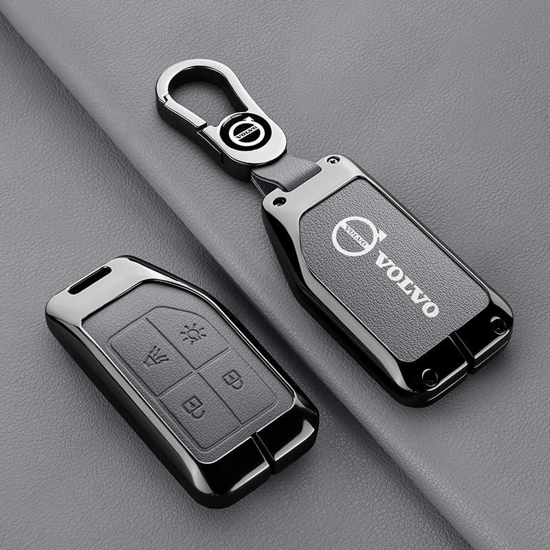 Asv9 Zine Alloy Car Key Case Cover Shell Holder For Volvo FH16 RC FM EVRO 6 Fh CARGO 555 FM Heavy Truck Key Full Protection Accessory