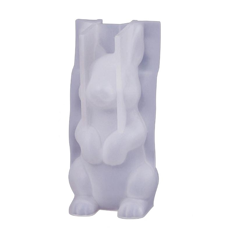 3D Tier Kerzenform, Katze Hund Kaninchen Kerzenform für DIY Kerzen Gipsornamente Heimdekorationen, Epoxidharz Gießen