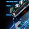 7 In 1 Safe Car Fast Charger Adapter 4 Cigarette Lighter Dual USB PD 12-24V Overheat Protection for Vehicle Use