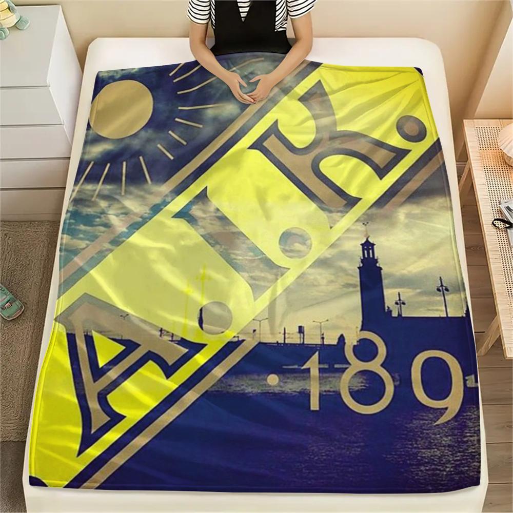 1PC AIK Print Flannel Blanket, High Quality Comfortable for All Seasons, Home Decor, Warmth and Comfort, Perfect for Christmas Gifts