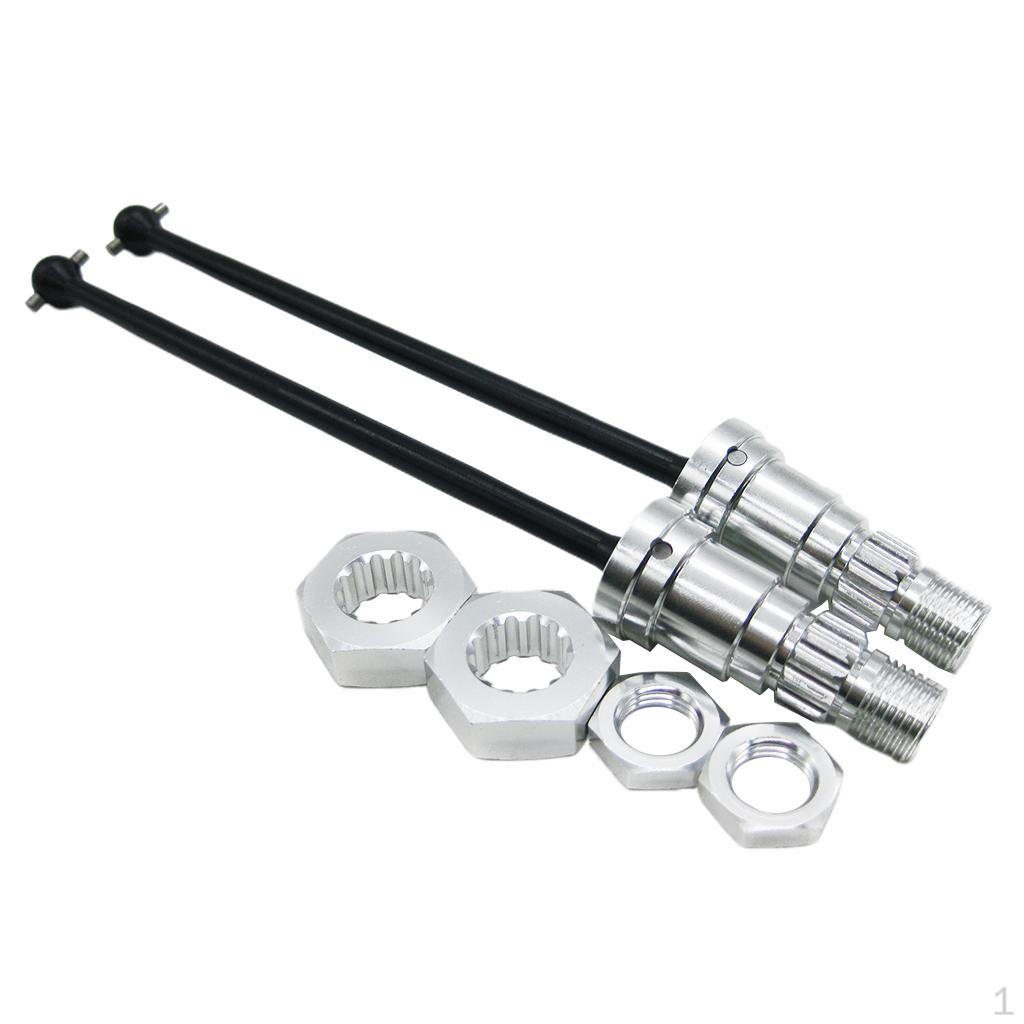 1 Pair Shaft 170mm Metal Front Driveshaft Transmission RC Truck