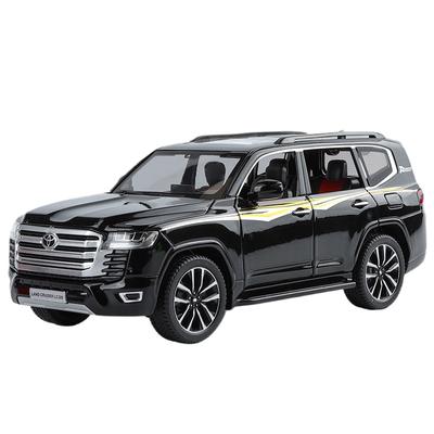 1/24 Toyota Land Cruiser LC300 SUV Metalowy Model Samochodu Diecast Metalowy Pojazd Terenowy Model Samochodu Symulacja Dźwięku Światła Zabawka dla Dzieci Prezent
