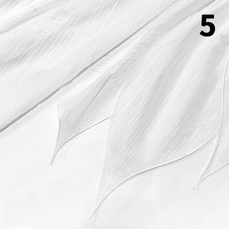 50x150cm Gradient Color Chinese Style Embroidery Lotus Leaf Fabric Petal Edges Fabric DIY Sewing Dress Cheongsam Hanfu Costume 50x150cm
