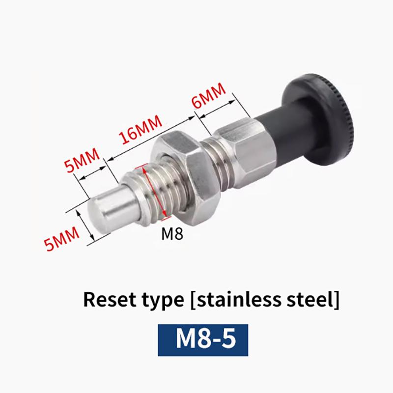 Durable Ball Nose Spring Plunger High Precision Knob for Robotics and Automation