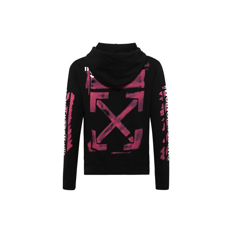 OFF WHITE Diag Stencil Hoodie OMBB034R190030151028