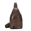 Men'S Crossbody Bags Men'S Chest Bag Designer Messenger Bag Leather Shoulder Bags Diagonal Package Large Capacity Bag For Travel