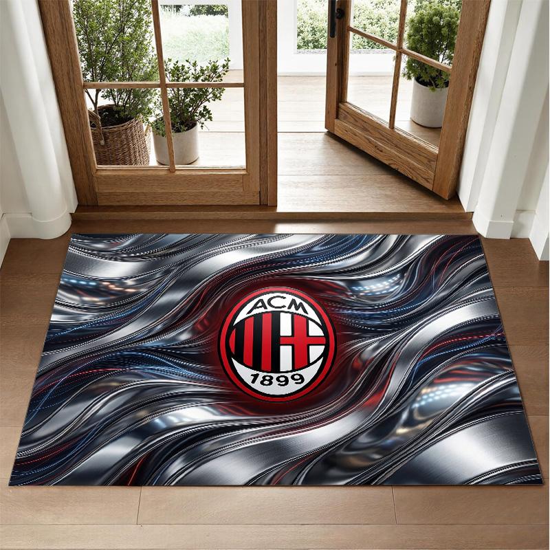 AC Milan Design Crystal Velvet Rug Soft Decorative Mat for Bedroom Entrance