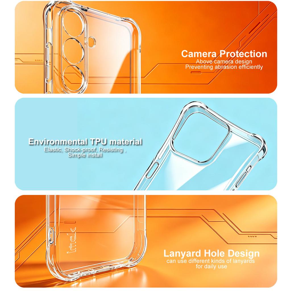 Samsung Galaxy S26 FE 5G Phone Case IMAK Shock-resistant Soft Magnetic Case