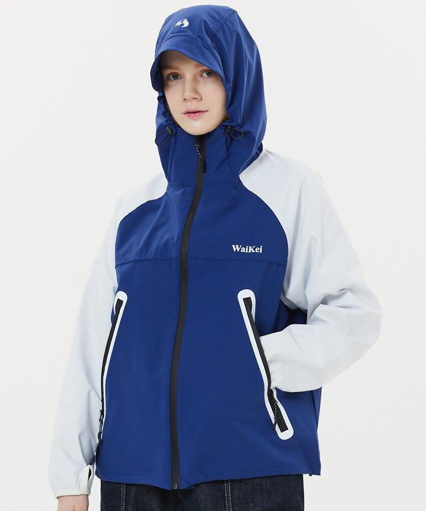 Waikei 3-Layer Windbreaker Jacket Navy