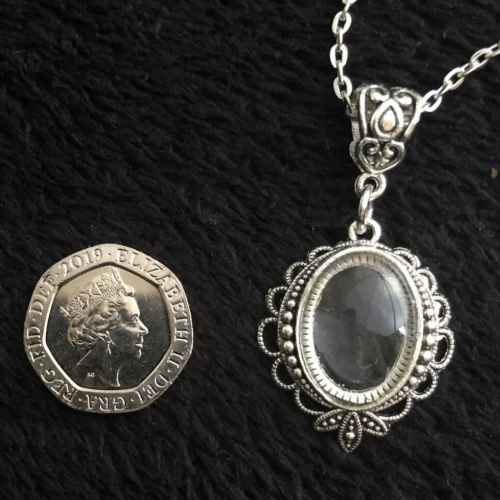 Viking Style Magnifying Necklace Gothic Steampunk Vintage Jewelry For Women