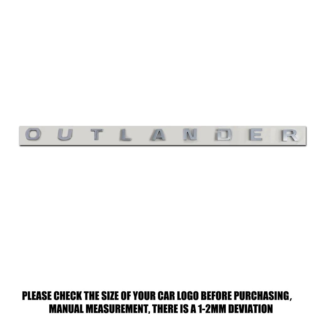 

Car 3D ABS Car Front Hood Outlander Logo Stickers Label For Mitsubishi Lancer Pajero ASX Outlander Eclipse Galant Mirage Triton