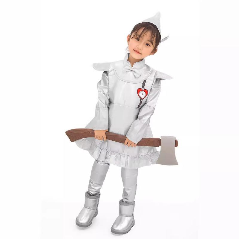 Halloween Parent-Child Tin Man Costume Adult Men's and Women's Iron Man Costume The Wizard of Oz Boys and Girls' June 1 Costume