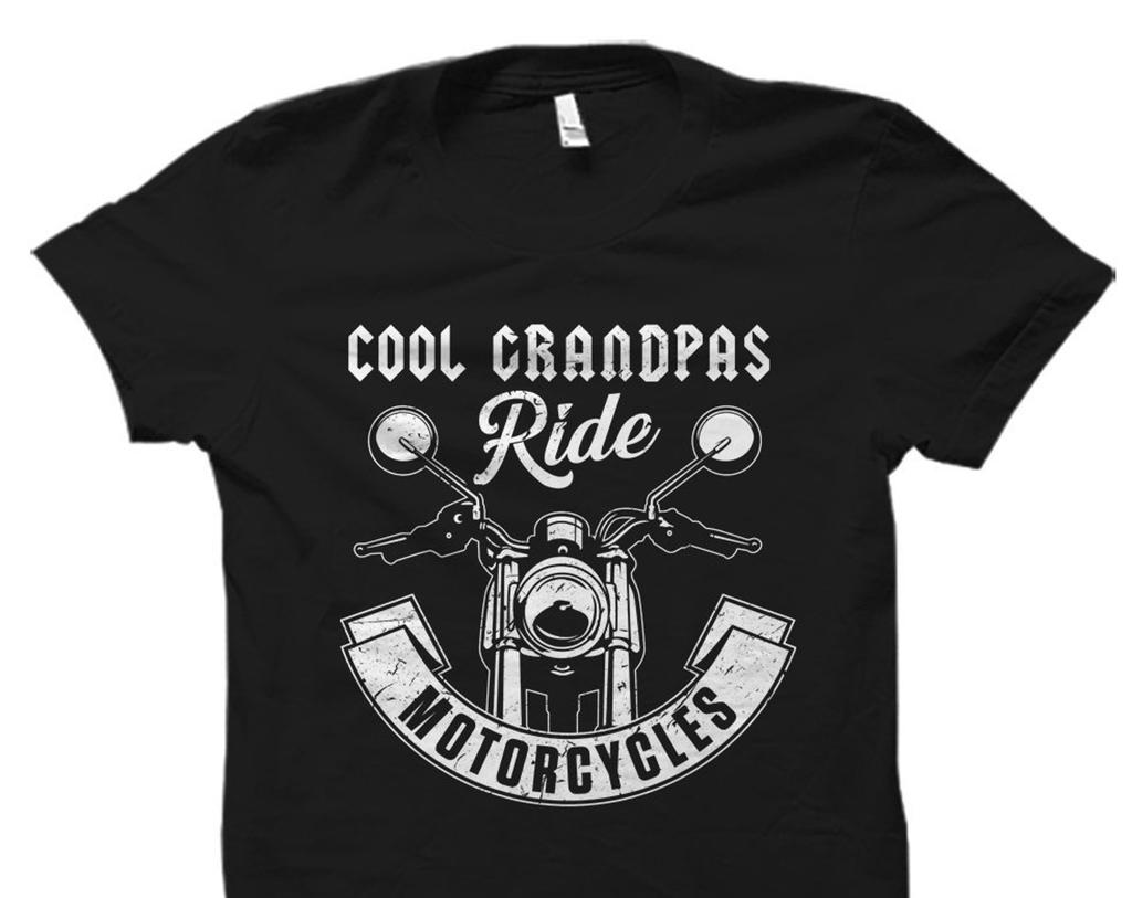 Cool Grandpa Gift for Grandpa Shirt Motorcycle Shirt Motorcycle Gift Biker Grandpa Gift Biker Gift Cool Grandpas Ride Motorcycles #OS5794