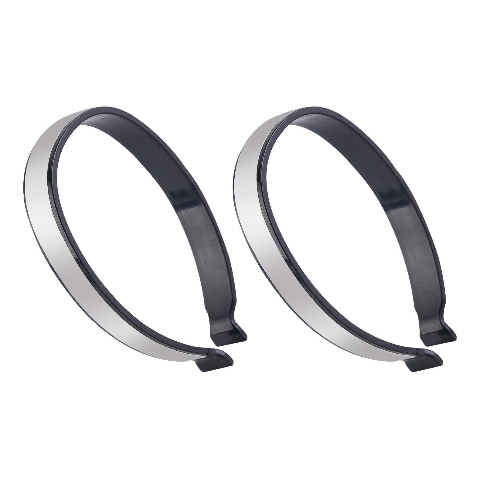 

Outdoor Cycling High Visibility Bicycle Pants Clip Cycling Equipment 2pcs Reflective Trouser Clips Safety Strips серый
