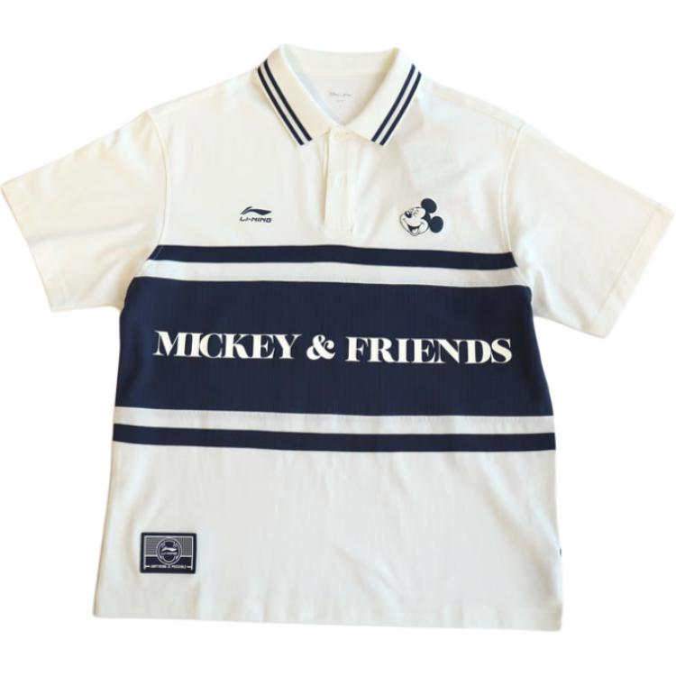 

Li Ning Поло с коротким рукавом, цветной блок с надписью, мягкое, удобное, дышащее, универсальное, мужские топы APLV501-1 XL