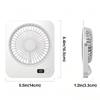 Desktop Wall Fan 1200mAh 5 Speed Digital Display USB Rechargeable Personal Cooler Strong Wind Low Noise for Home Office Dorm