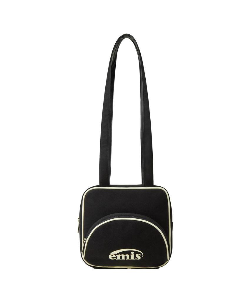 Emis Jersey Logo Shoulder Bag-Black