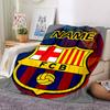 Custom Name Portsmouth FC Crest blanket for Couch & Bed, Plush Cozy Fuzzy Blanket Super Soft & Warm Blankets for Fall and Winter. 0908261