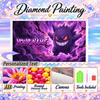Personalized Gengar Diamond Art Custom Name 5D Diamond Painting Full Drill DIY Craft