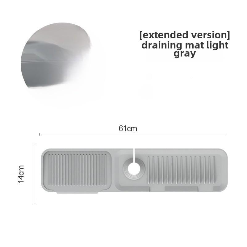 

Силиконовый коврик для слива крана - водонепроницаемый коврик для кухни и ванной комнаты