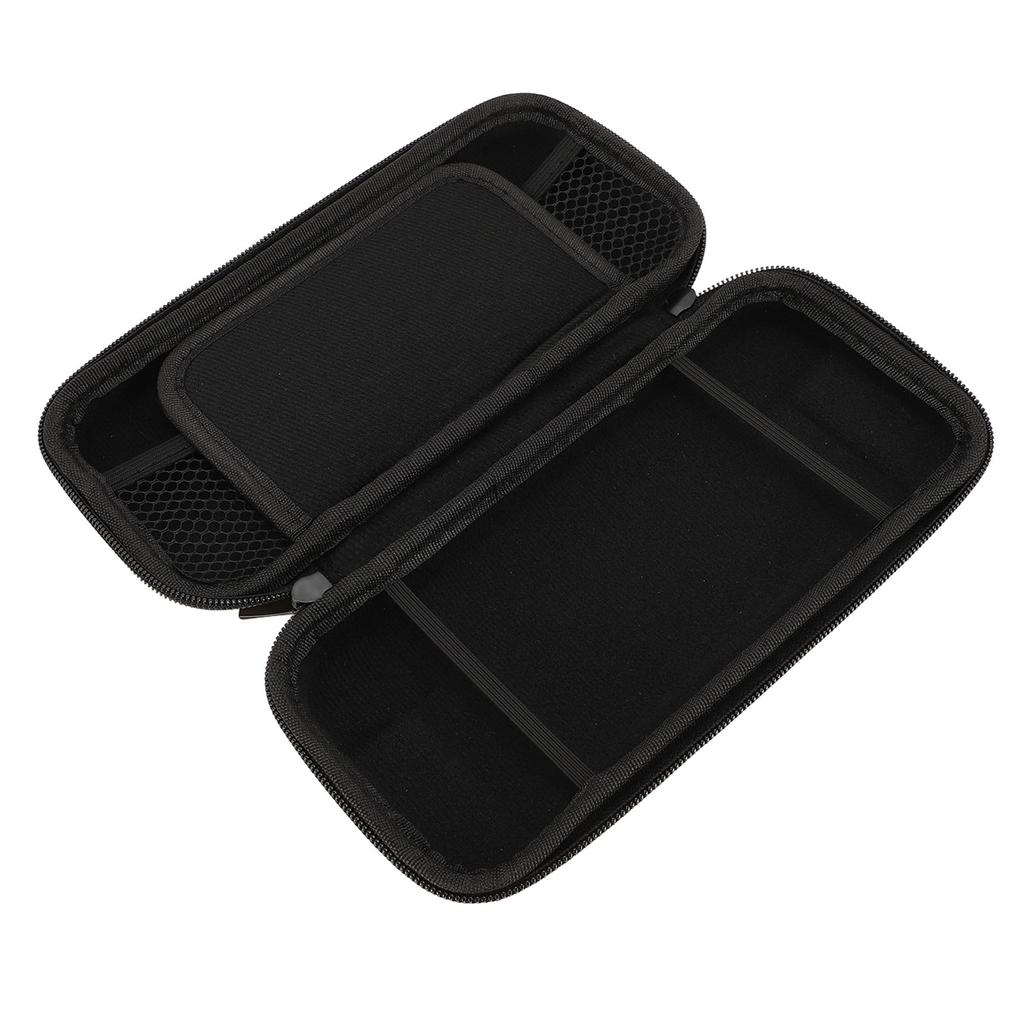 Spielkonsolenhülle Super Dünn Tragbar Reise Trage Aufbewahrung Schutz für Switch Lite mit 10 Spielkartenfächern Schwarz