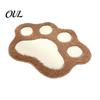 Washable Non-slip Rug Cat Paw Bath Mat, Non-Slip Soft Fluffy Rug, Absorbent Anti-slip Shower Mat Cute Area for Entrance Bathroom Bedroom Floor