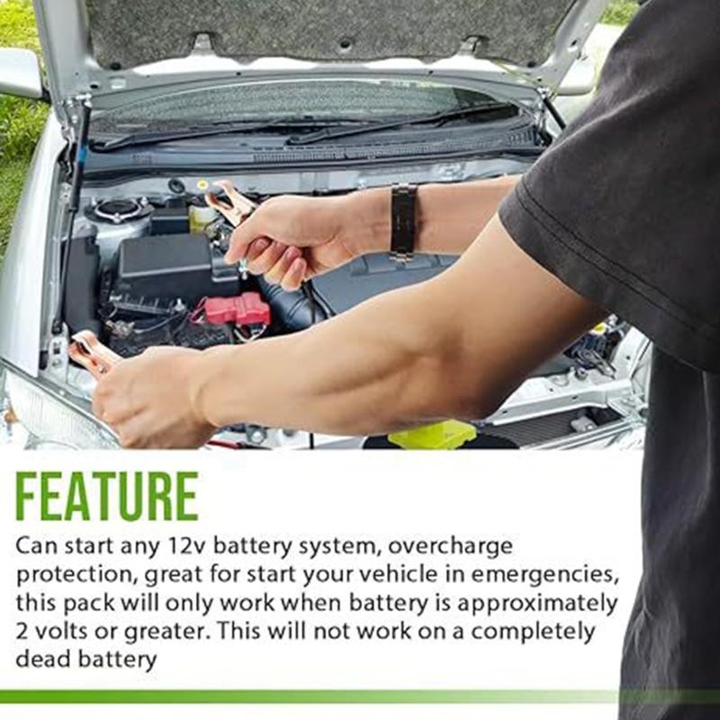 Quick Deployment Safety Protected Automotive Battery Booster Clamps Suitable For All Car Models Emergency Power Transfer