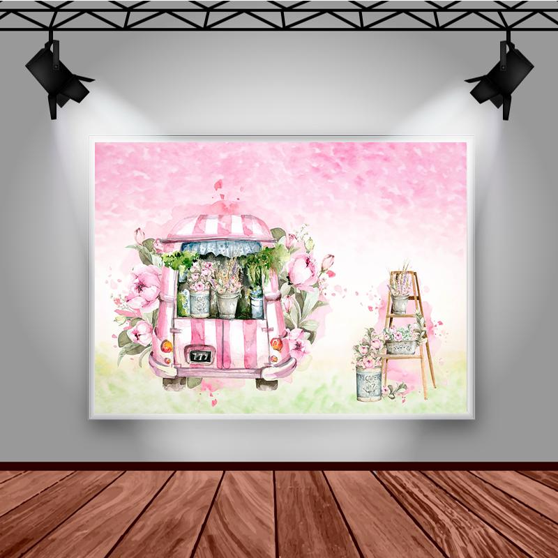Mocsicka February 14 Valentine's Day Photography Backdrops Newborn Portrait Photo Wallpaper Flowers Decoration Props