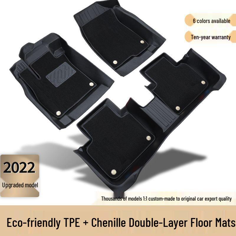 Custom TPE Rice Grain Texture Floor Mats for 2023 BYD Seagull