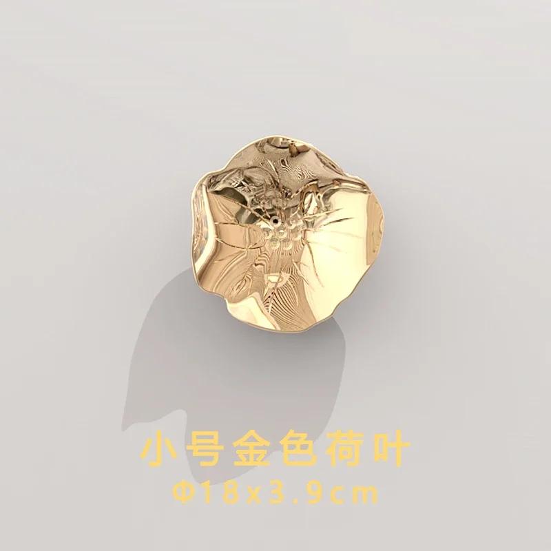 Imitacja metalu plastikowy liść lotosu karp salon sofa tło wisiorek dekoracja ścienna dekoracja ścienna sypialni naklejka ścienna