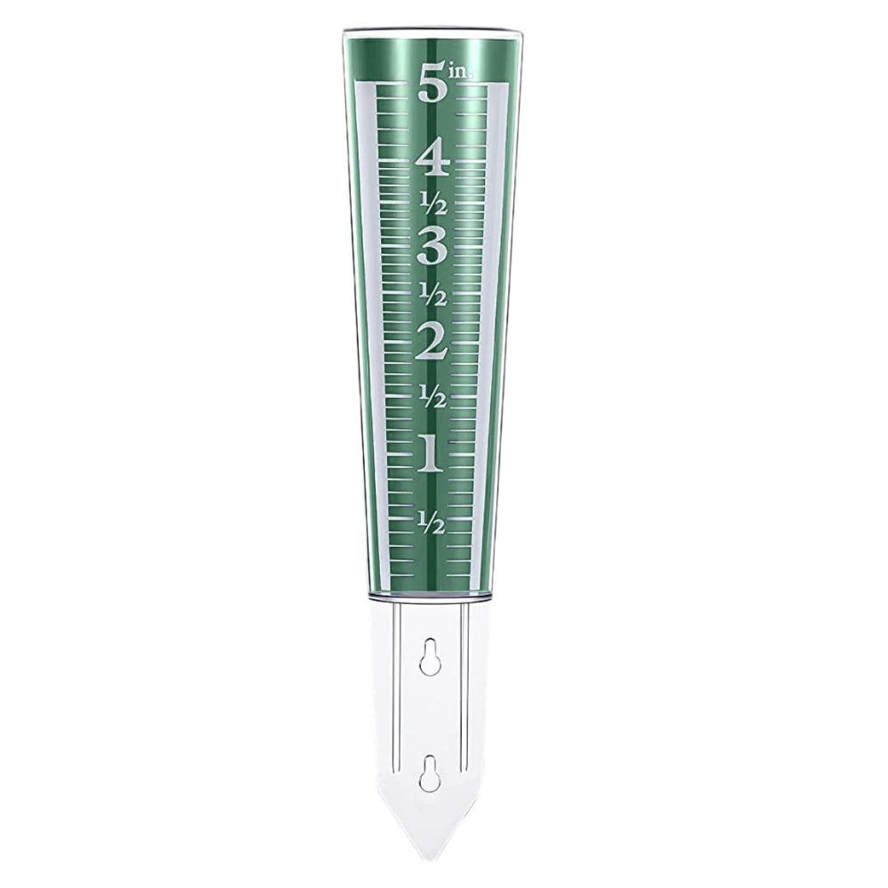 5 Inch Capacity Rain Gauge Magnifying Numbers Rainfall Monitoring Rain Measure Gauge  Yard