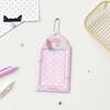 Portafoto in PVC Resistente con Catena Design Pois Proteggi Carte Stampa Orecchie Animali Custodia per Carte Kpop 3 pollici