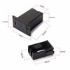 Xtahdge 9V Battery Case Holder Box Compartment for Acoustic Guitar Bass Pickup Black