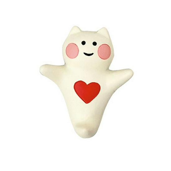 Zakka Ocean Series: Cute Mini Resin Shell Cat Ornament