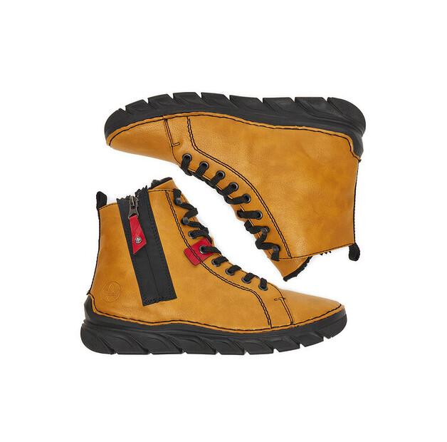 Rieker CEO-55024-68 Yellow Ankle Boots
