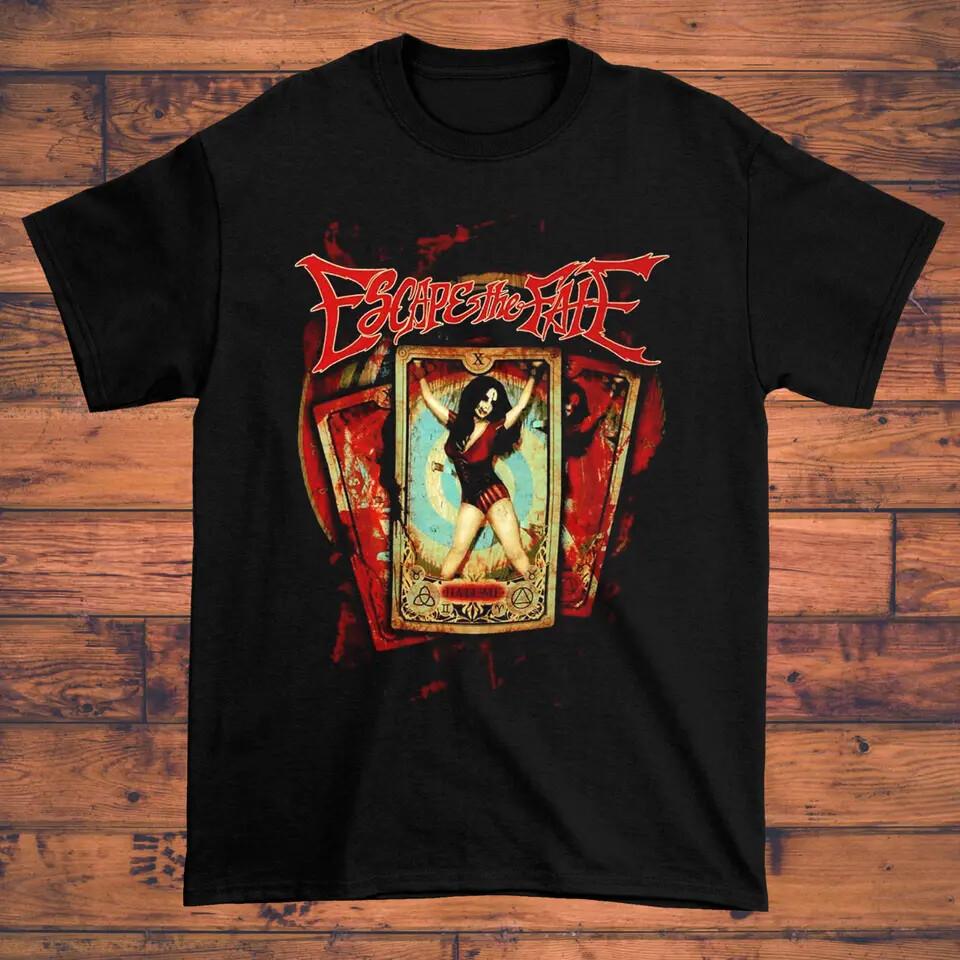 

Escape The Fate Band Music Gift For Fan Black All Size S-5XL Shirt AC1222.webp Unisex T-Shirt XXXXL