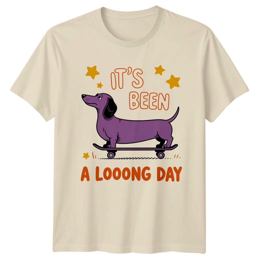 Its Been A Looong Day TShirt Dachshund Dogs Birthday Gift For Him And Her