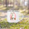 Personalized Safari Animal Initial with Name Cup Custom Wild Party Juice Milk Mug Kids Handle Cup Birthday Favors Gift for Girls