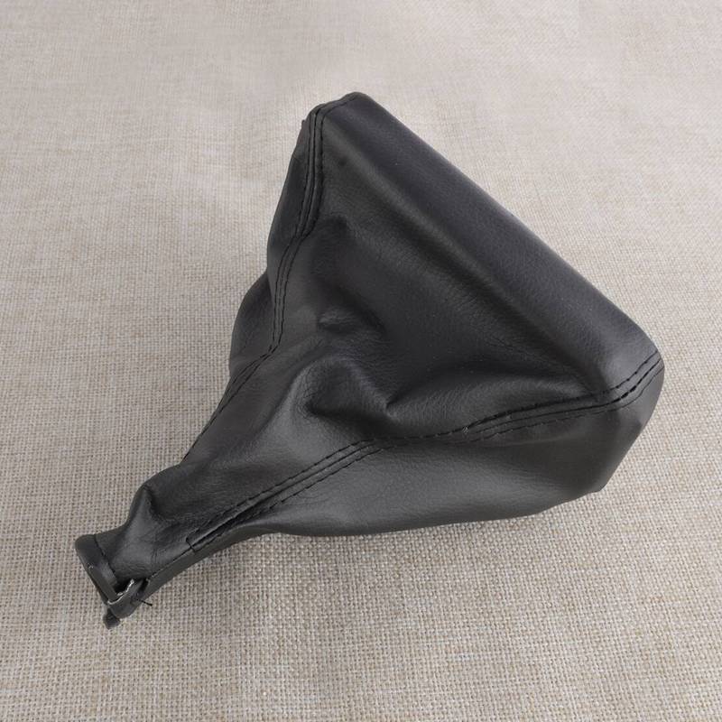 Black Gear Gaiter Cover Shift Knob Boot PU Leather fit for Opel Vauxhall Corsa Vectra B Astra F G Tigra Zafira Omega A