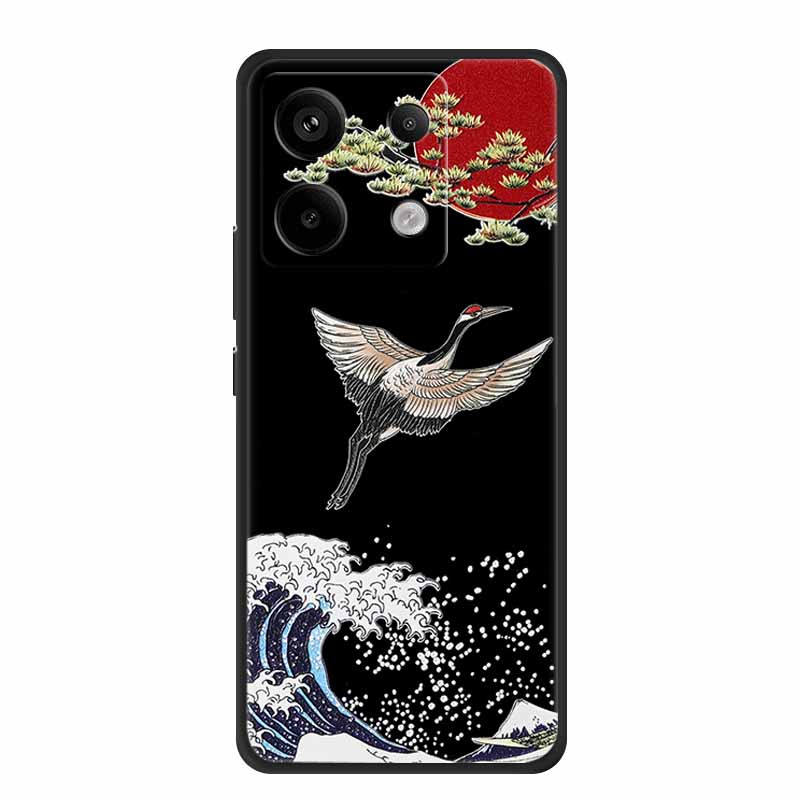 3D Emboss Case For Redmi Note 14S Case 14 S Coque Black Silicone Soft Back Cover For Redmi Note 14 4G 5G Phone Case Note14 Pro