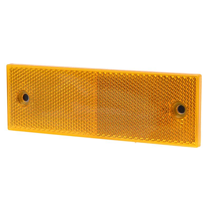 2X reflectoare dreptunghiulare roșii aprobate E pentru stâlpi de poartă de rulotă de remorcă