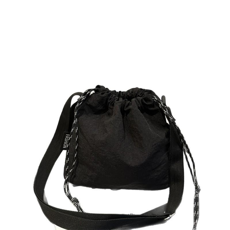 Women's Versatile Large Capacity Crossbody Bag - Japanese & Korean Style with Drawstring