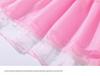 Kids' Korean Style Rainbow Sequin Princess Dress with Mesh Pleats - Short Sleeve for Summer, Long Sleeve for Spring/Autumn