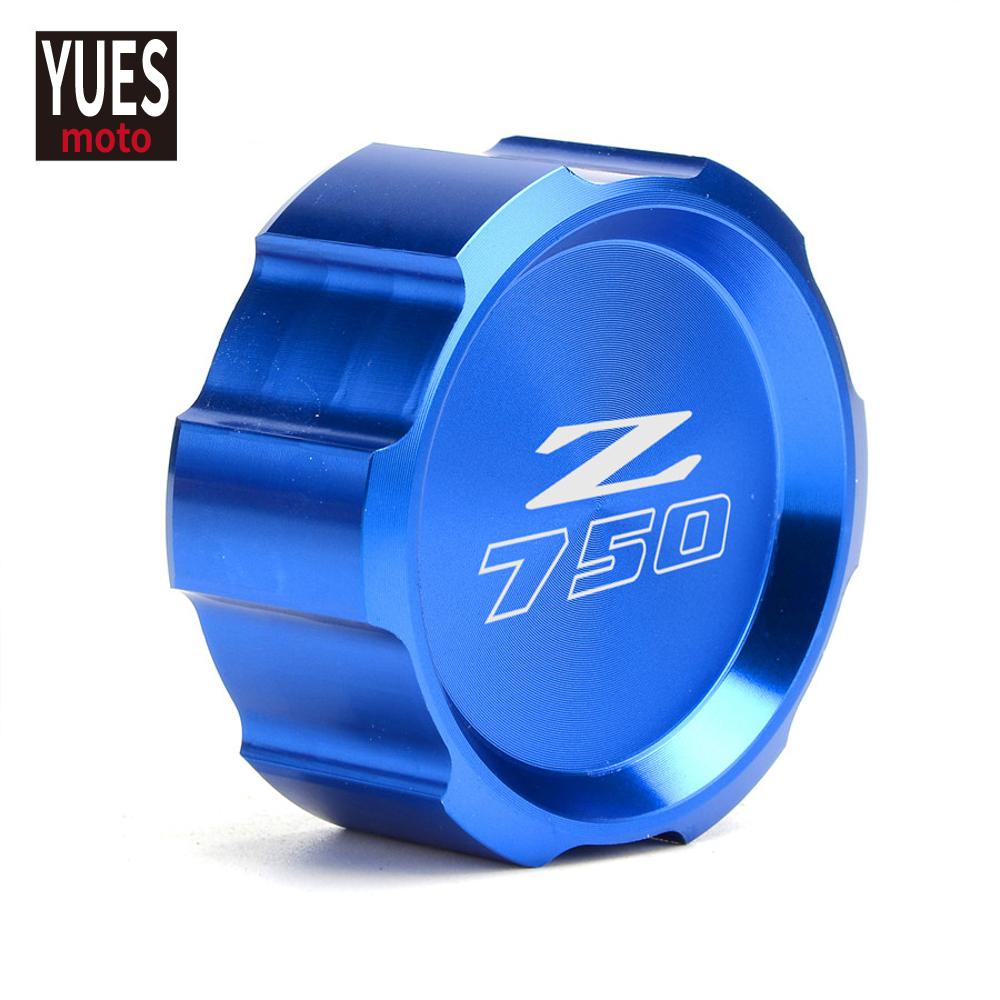 Motorrad Zubehör Rot Vorne Hinten Flüssigkeit Zylinder Master Reservoir Abdeckung Für Kawasaki Z750 Z 750 2007-2012 2008 2010