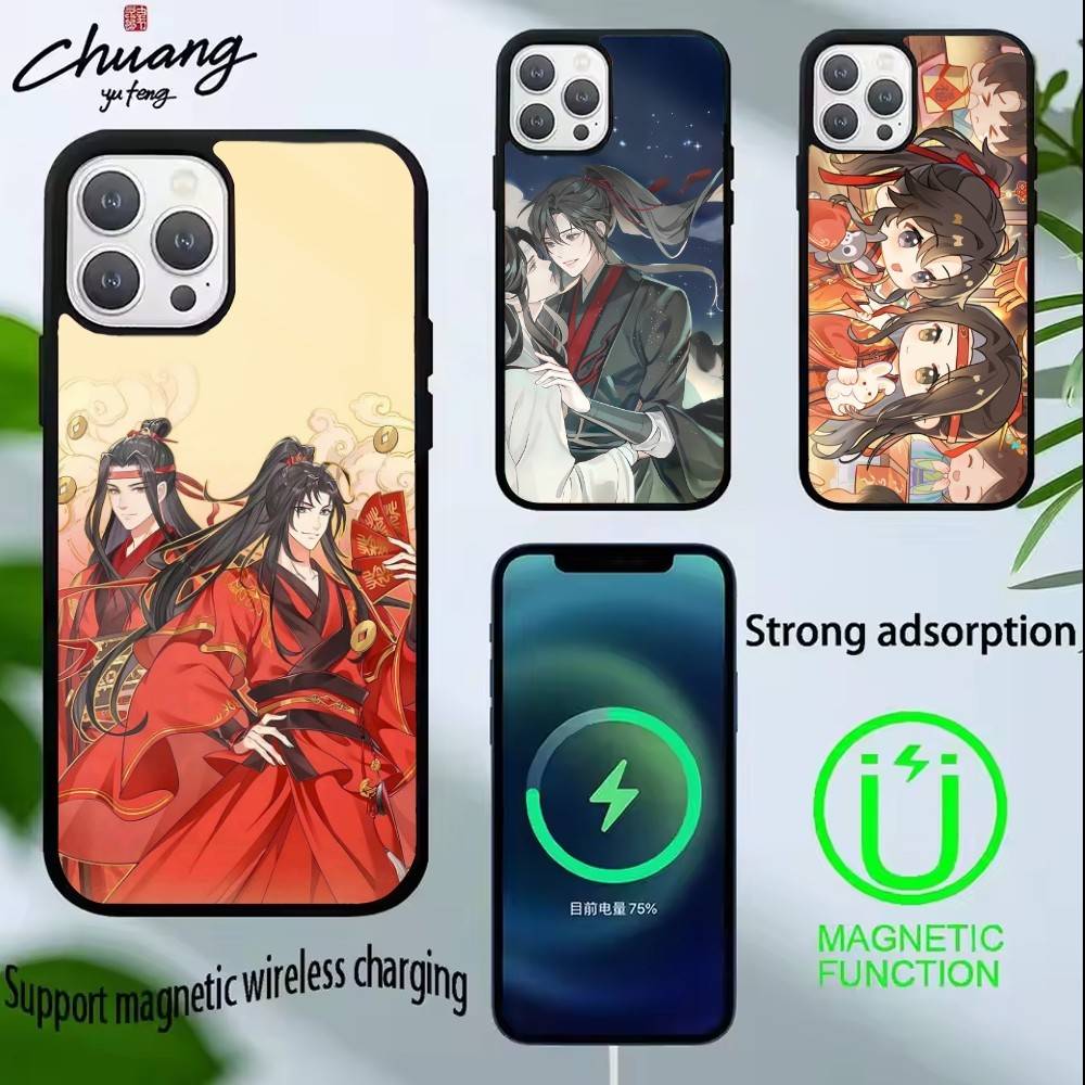 Grandmaster F-Demonic Cultivation Phone Case For iPhone 14,16,15,13,17,12,Plus,Pro,Max Magnetic For Magsafe Frosted Cover