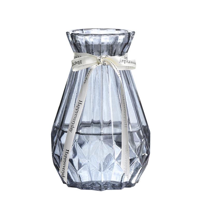 European-Style Hydroponic Pothos Vase with Dried Flowers for Living Room Decor