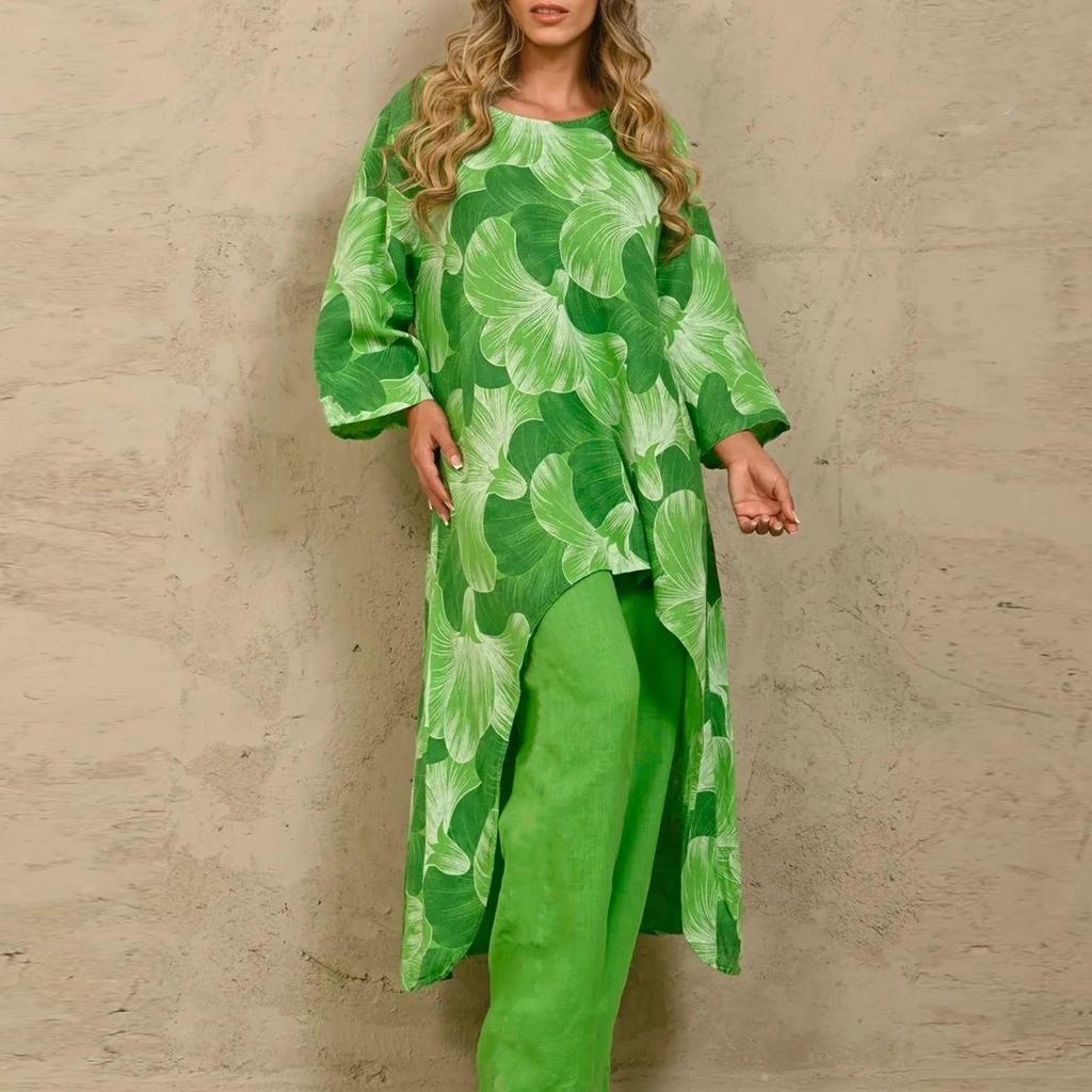 Sagit Woman Print Wrap Maternity Dress Belt Multi-function Pregnant Dress