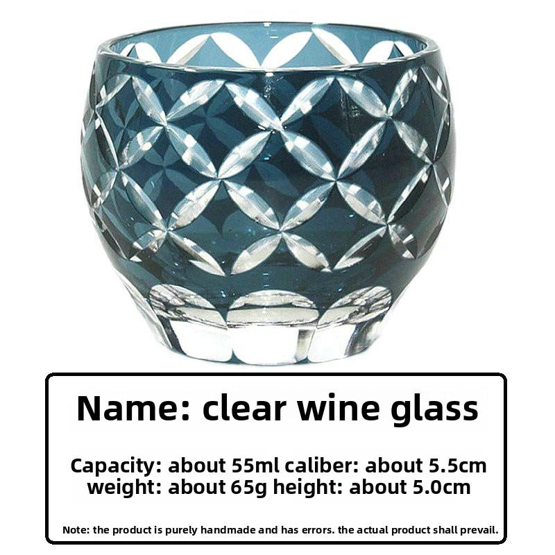 

Edo Kiriko Japanese Sake Cup Hand Carved Glassware Sake Set Free Shipping